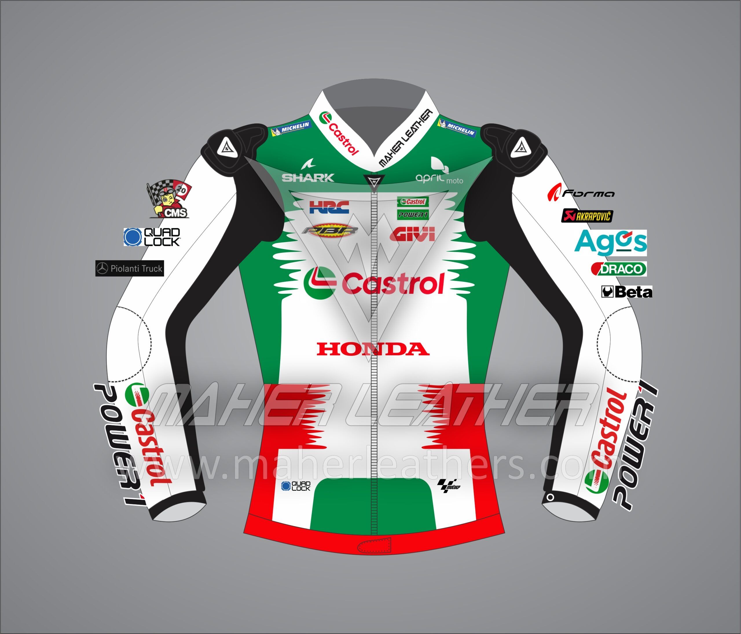Johann Zarco Castrol Honda MotoGP Jacket 2025 | CE Armor